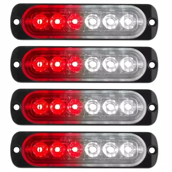 Truck Rectangular Light Grille flash 18W Waterproof Emergency Beacon Warning Hazard Flash Strobe Light