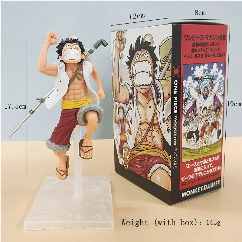 Banpresto One Piece Magazine Figure A Piece Of Dream No. 1 Special Monkey  D. Luffy Figure white