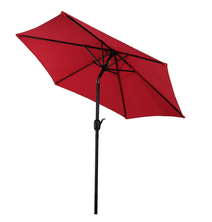 Uplion Outdoor Waterproof Centre Pole Garden Umbrella Parasol Large Umbrella With Tilt & Crank