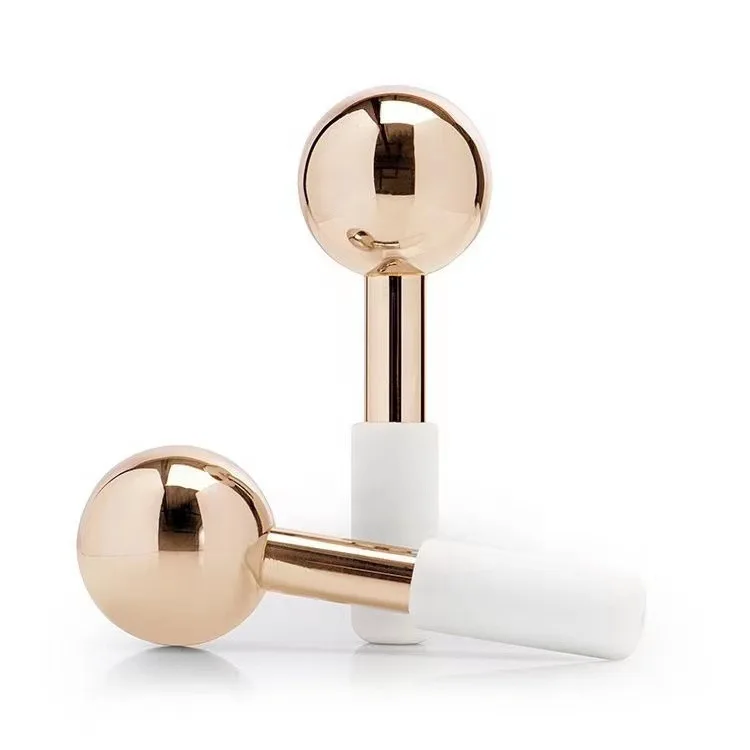 Customized Facial Massage Cold Compress Ice Globes Beauty Equipment Stainless Steel Cryo Globes