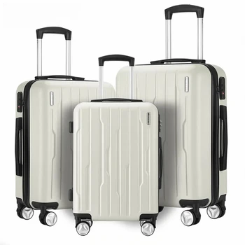 ABS PC suitcases luggage carry on luggage travel bags cabin suitcase sets custom hard spinner luggage suitcase
