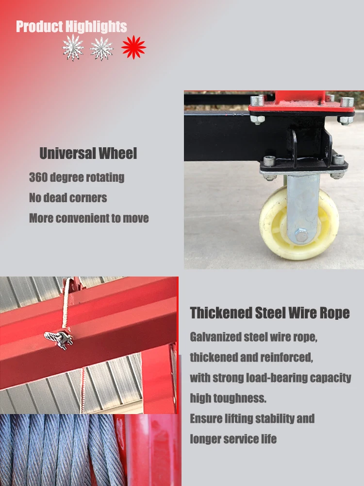 300kg 500kg 2m to 10m mobile electric scaffold lift platform electric scaffolding platform lift