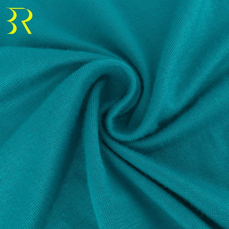 
 Хорошая, не скатывающаяся, вискозная одинарная трикотажная ткань из 95% вискозы, 5% эластана для нижнего белья  