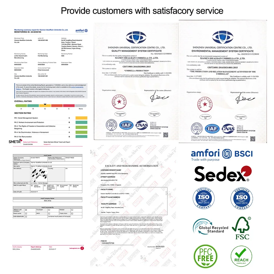 Автоматический 10 ребер 55 дюймов усиленный зонт из стекловолокна со стильной ручкой зонтики с пользовательским логотипом зонтик для гольфа