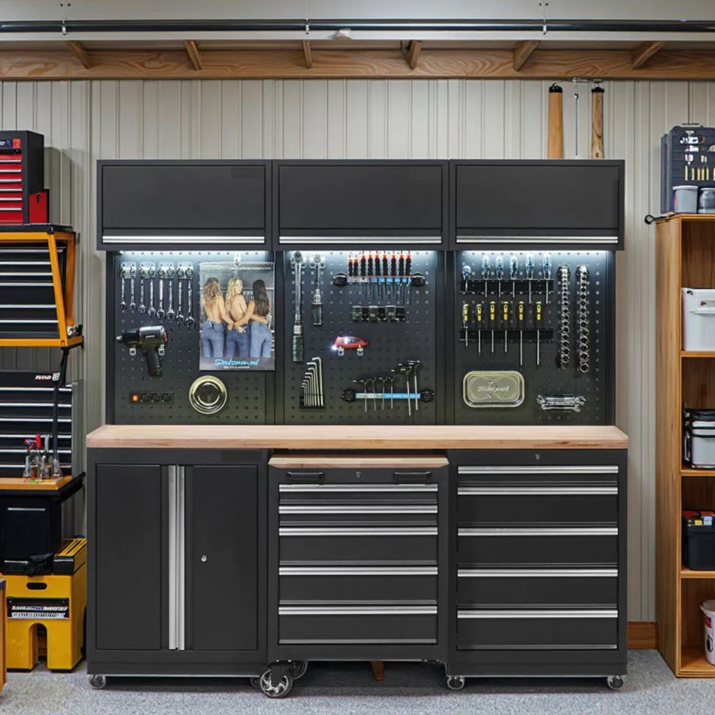 JZD OBM New Black Combination Tool Cabinet - Durable & Secure