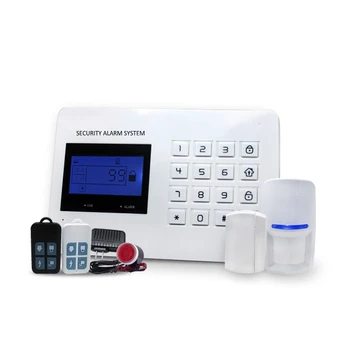 Factory Direct Sale Hottest French Spanish Russian Chinese language Optional Dual Net GSM & PSTN Wireless Alarm System