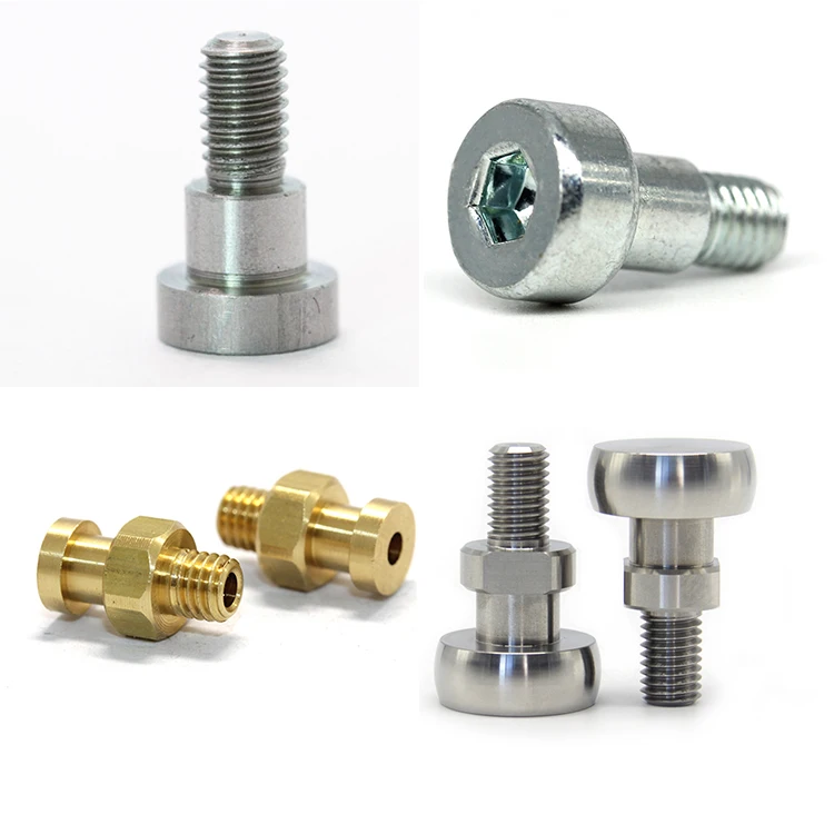 JeaSnn Wholesale Custom M2.5 M4 Flat Step Screw Buttons Stainless Steel Shoulder Bolts Precision Socket Shoulder Screws