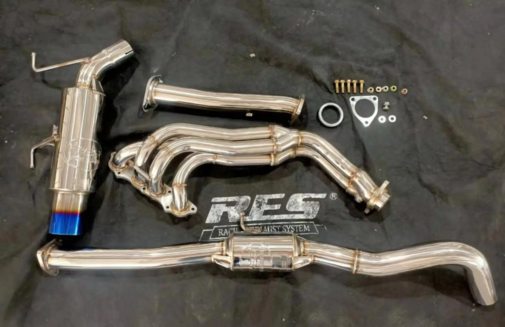 High Performance Double Side Welding Titanium Straight Exhaust Pipe For