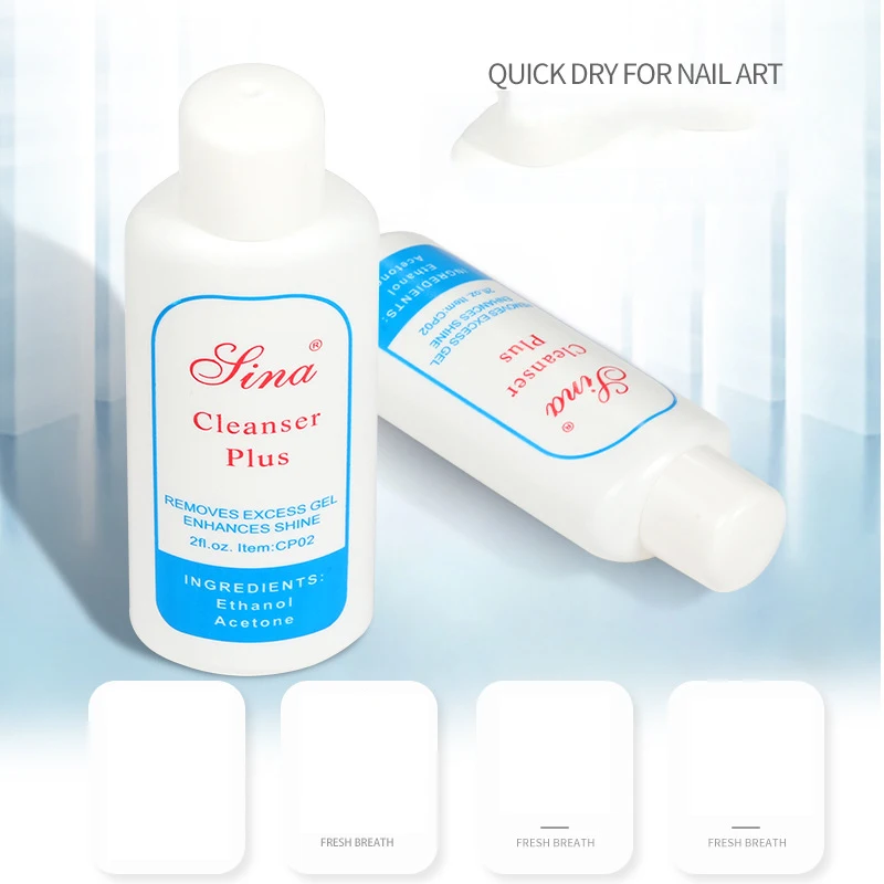 60 мл Быстросохнущий смыватель геля для удаления липких