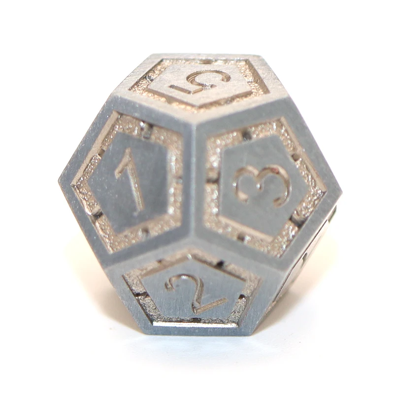 DND RPG Dice Set Custom Polyhedral Metal Gaming Dice OEM Wholesale Sale details