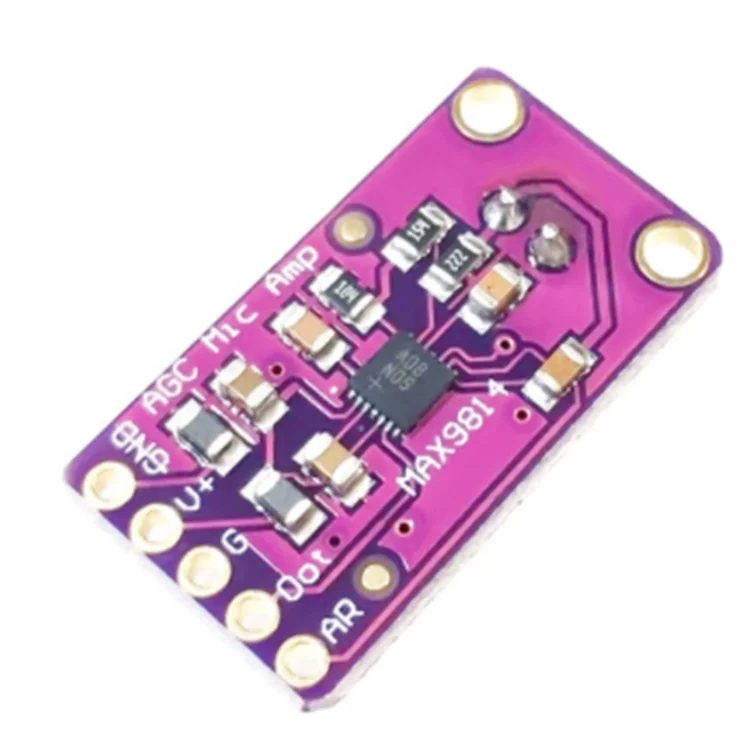 TECNOULAB 2 Pezzi MAX9814 Modulo Scheda Amplificatore Microfono - Foto 2