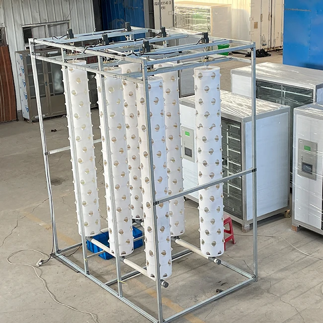 Hydroponic Rotating Garden Tower Vertical Hanging Column Farming Hydroponic Equipment for Planting Vegetables