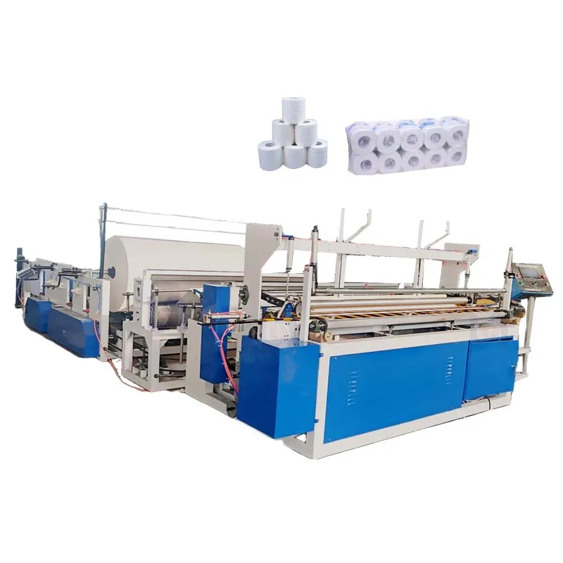 2024 Newest technology high speed 1880mm toilet paper rewinding machine simple and stable operation