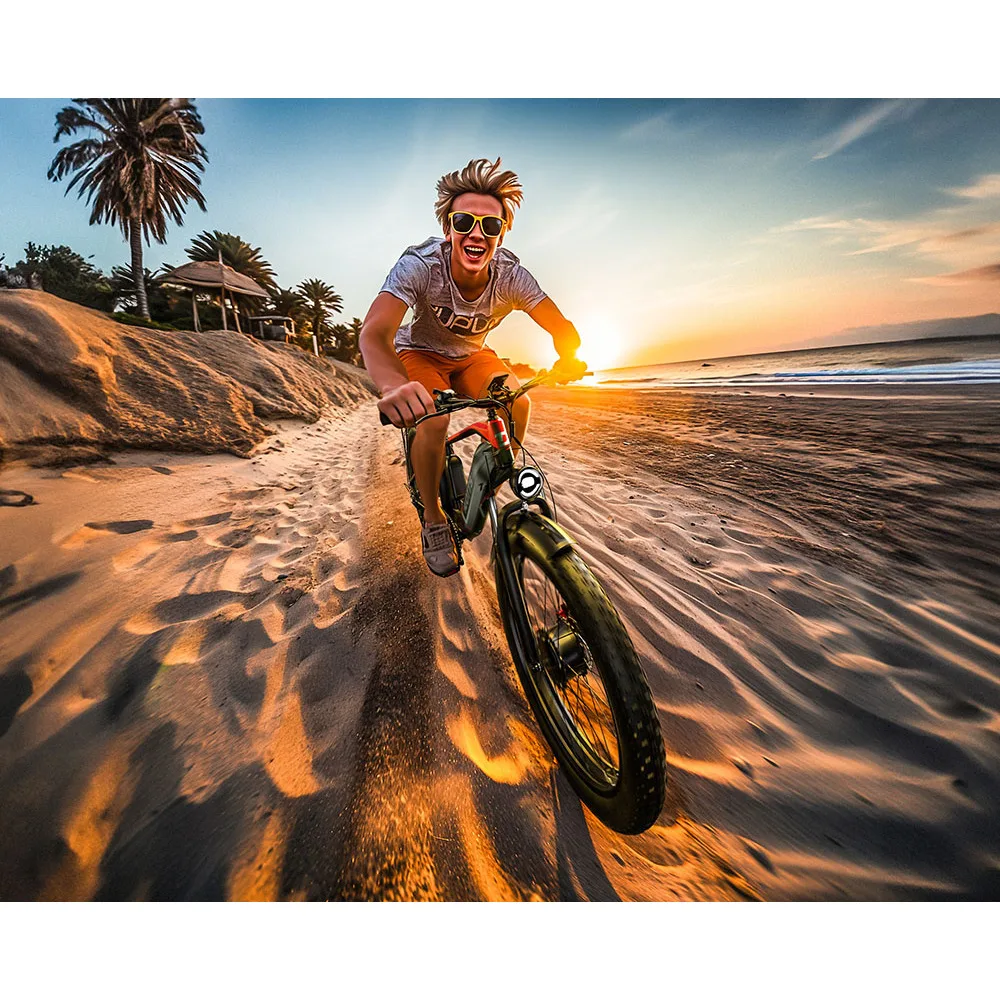 Duotts F26 Elektro fahrrad Fat Tire Elektrisches Mountainbike Doppel motor Offroad MTB Cycle 26*4.0 Ebike Beach Cruiser für Schn