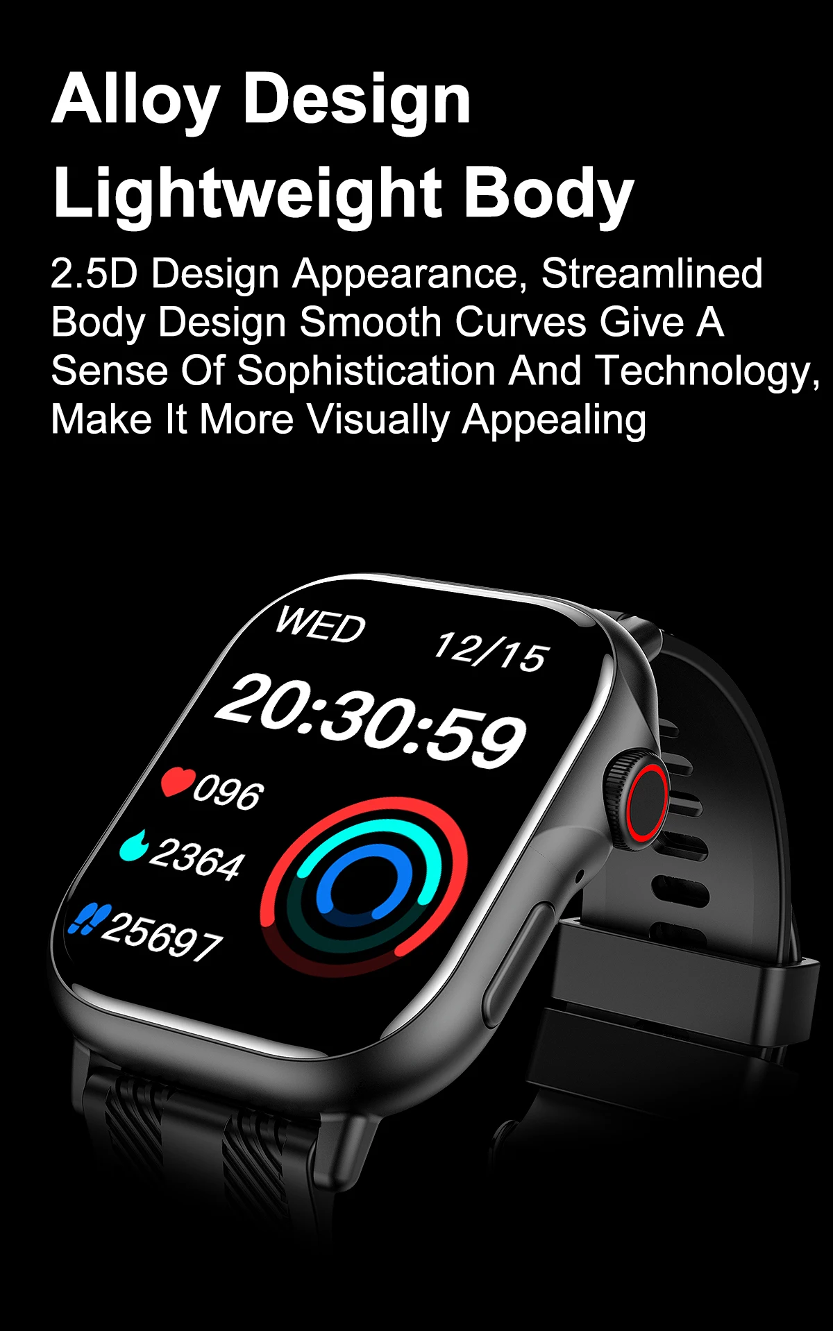 Full Touch BT Calling Waterproof Fashion Wrist Relojes Smart Watches Sports Pedometer Heart Rate Smartwatch for Men Women Kid