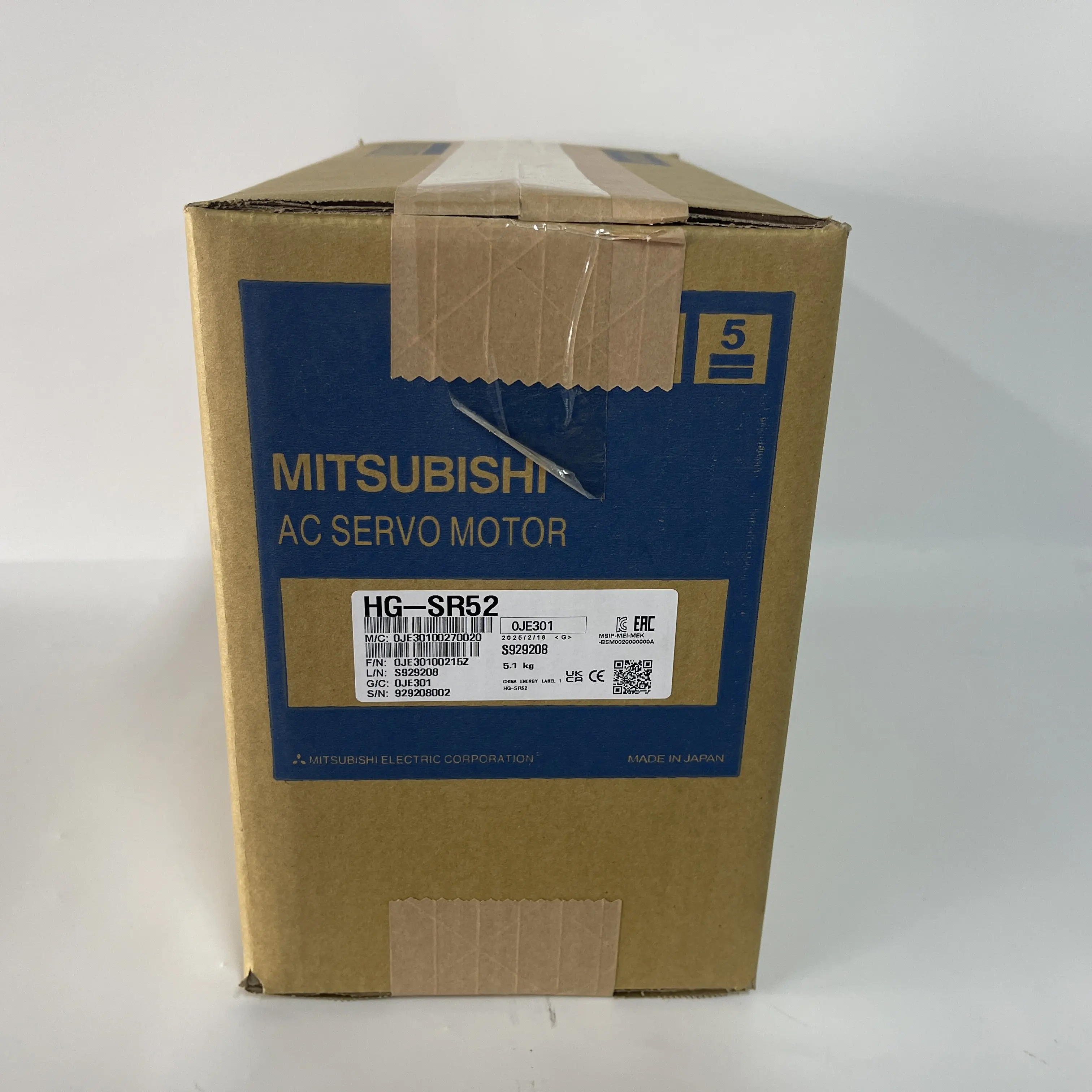 Mitsubishi AC Servo Motor HG-SR52