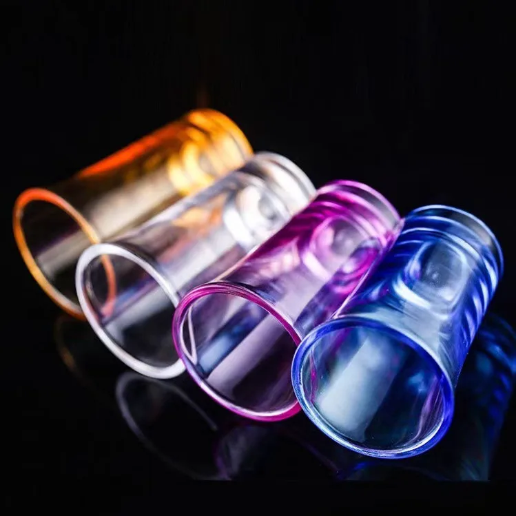 1oz 1 2oz 1.5oz Custom Print Logo Acrylic Alcohol Neon Color 35ml