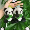 Bamboo-hugging panda