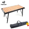 Scrivania regolabile con venature del legno