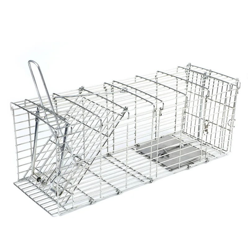 Customized Professional Humane Galvanized Foldable Feral Cat Trap,Cat