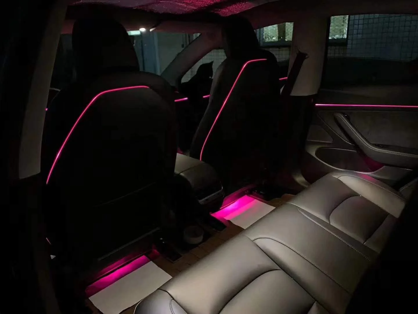 Led Auto Lighting System Atmosphere Lighting Inter Car Ambient Light for Tesla Model 3