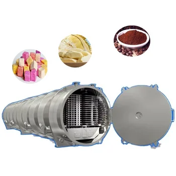 400kg  strawberry  industrial food industrial large continuous  China flower  liquip lyophilizer vacuum freeze dryer machine
