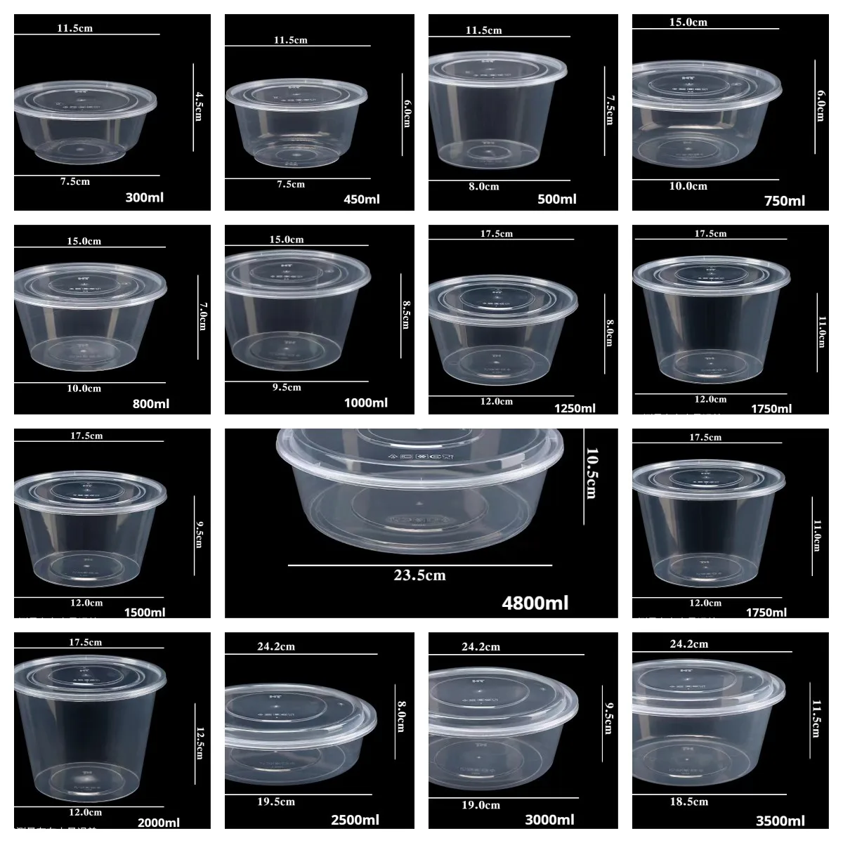 Rectangular Plastic Microwavable Cheap Small Disposable Tiffin Takeaway