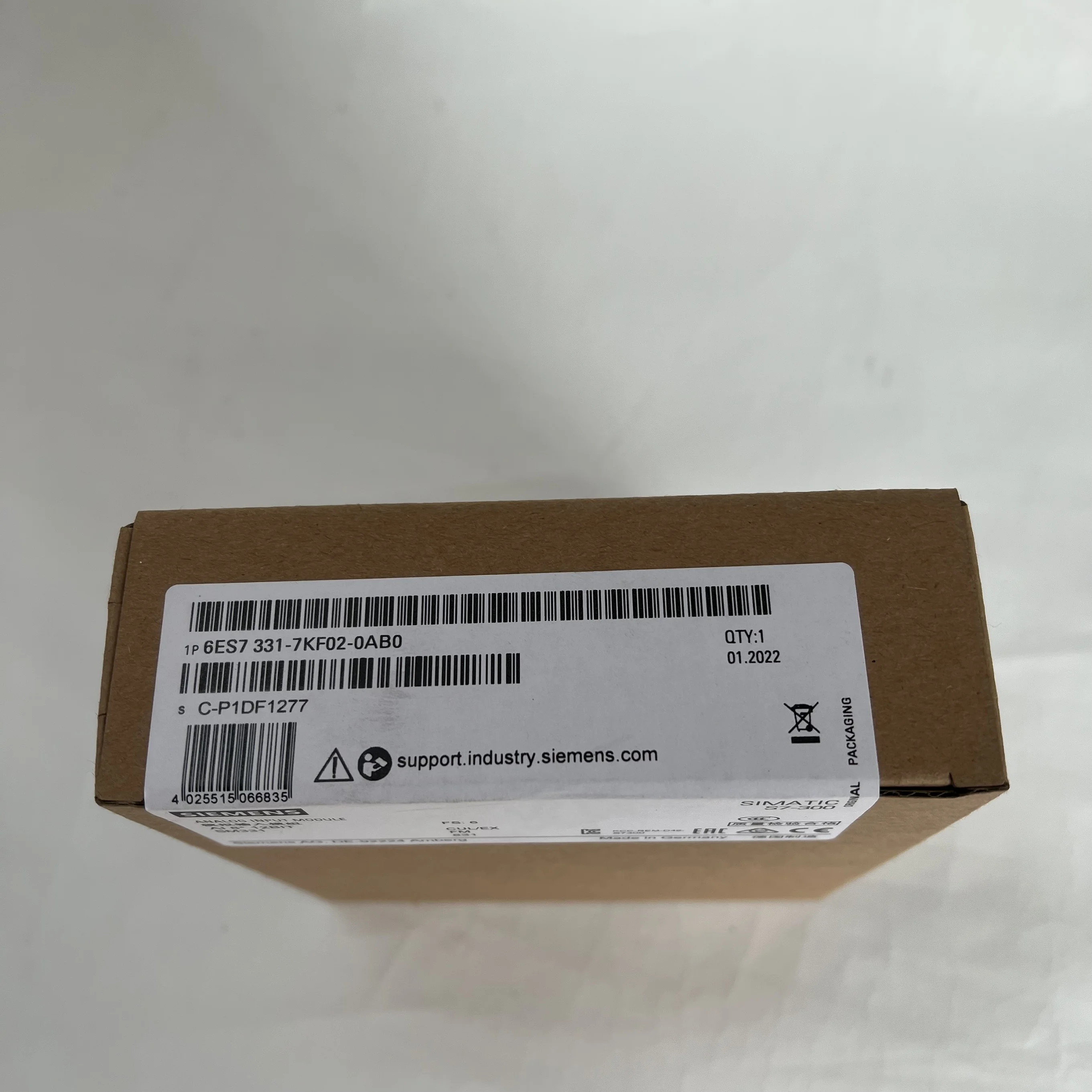 Siemens Analog input module 6ES7331-7KF02-0AB0 Siemens Analog input module 6ES7331-7KF02-0AB0