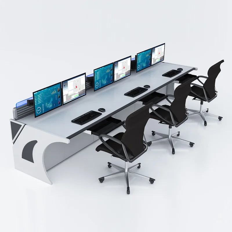 Direct Selling Operator Table Call Command Center Control CCTV Room Control Console Desk Security Console Furniture