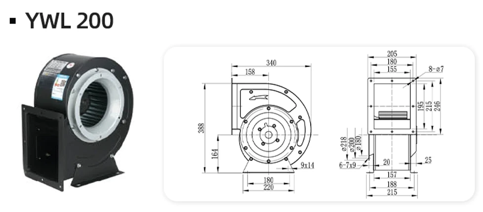 Centrifugal Fan, Cast Iron - detail 8