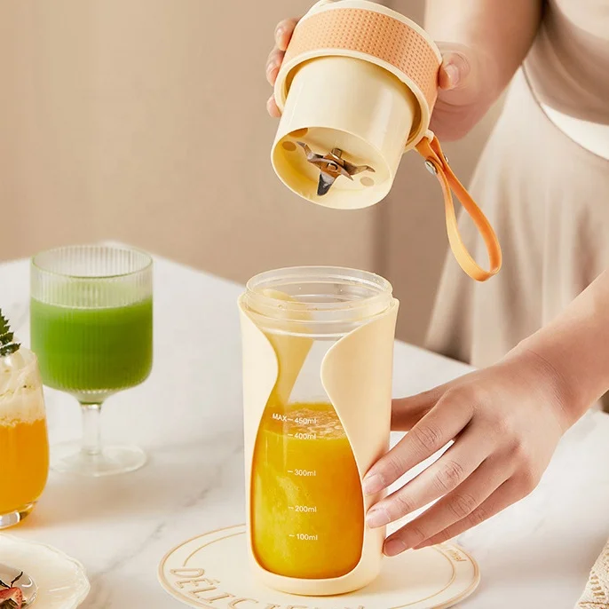 New Food-grade Material Electric Juicing Cup Household Small Portable Multifunction Can Crushed Ice Wireless Fruit Juicer 6