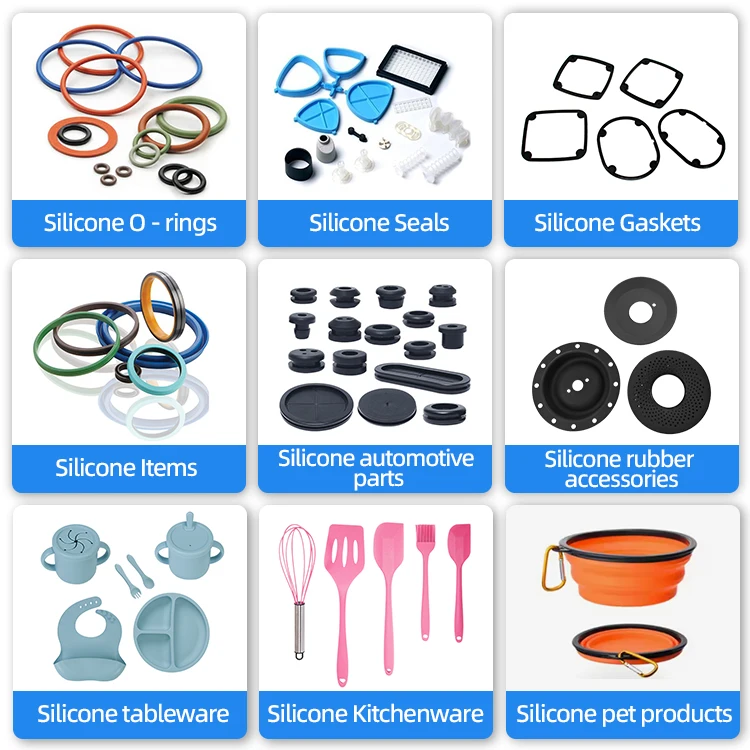 Competitive Price Custom Silicone EPDM NBR FFKM Moulded Rubber Parts Manufacturer Offering Rubber Miscellaneous Rubber