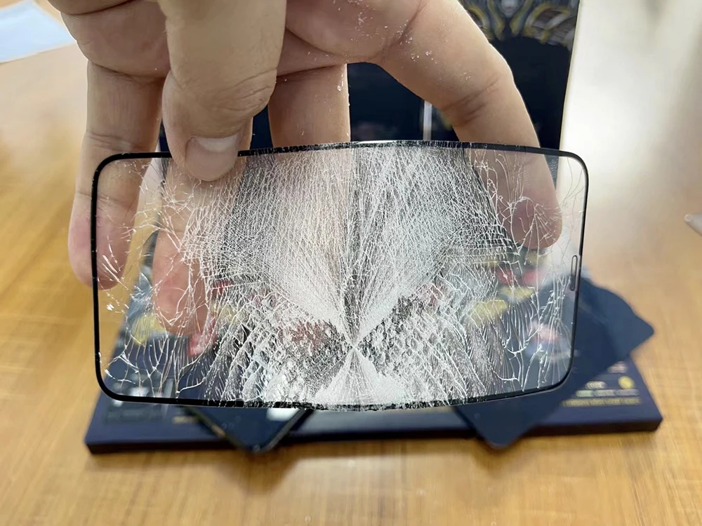 Premium Antishock Mobile Phone Tempered Glass Phone Case Screen Film For Iphone 15 14 13 12 Pro