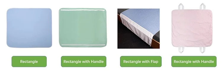 Waterproof  Absorbent Incontinence Bed Pad With Tuck-In Sides details