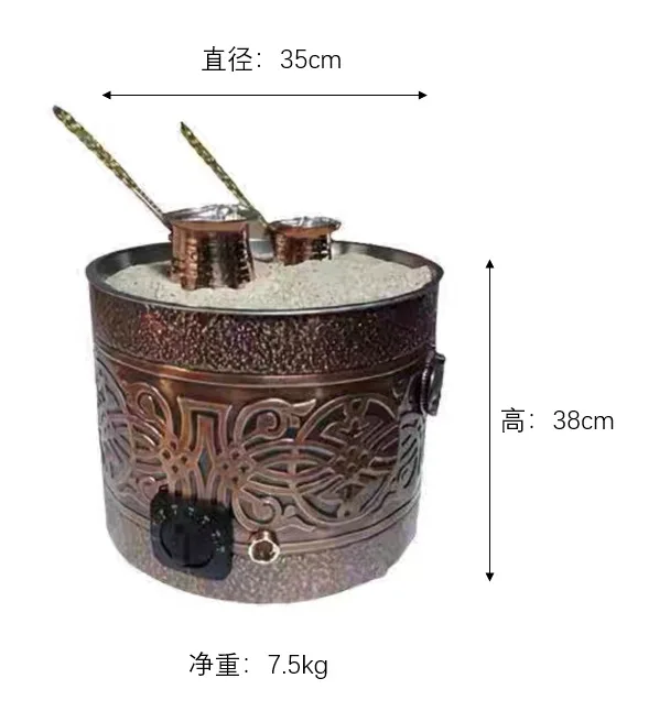本物のトルコアラビア銅電気ホットサンドコーヒーメーカー
