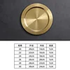 Wide-rimmed dinner plate (matte gold finish)