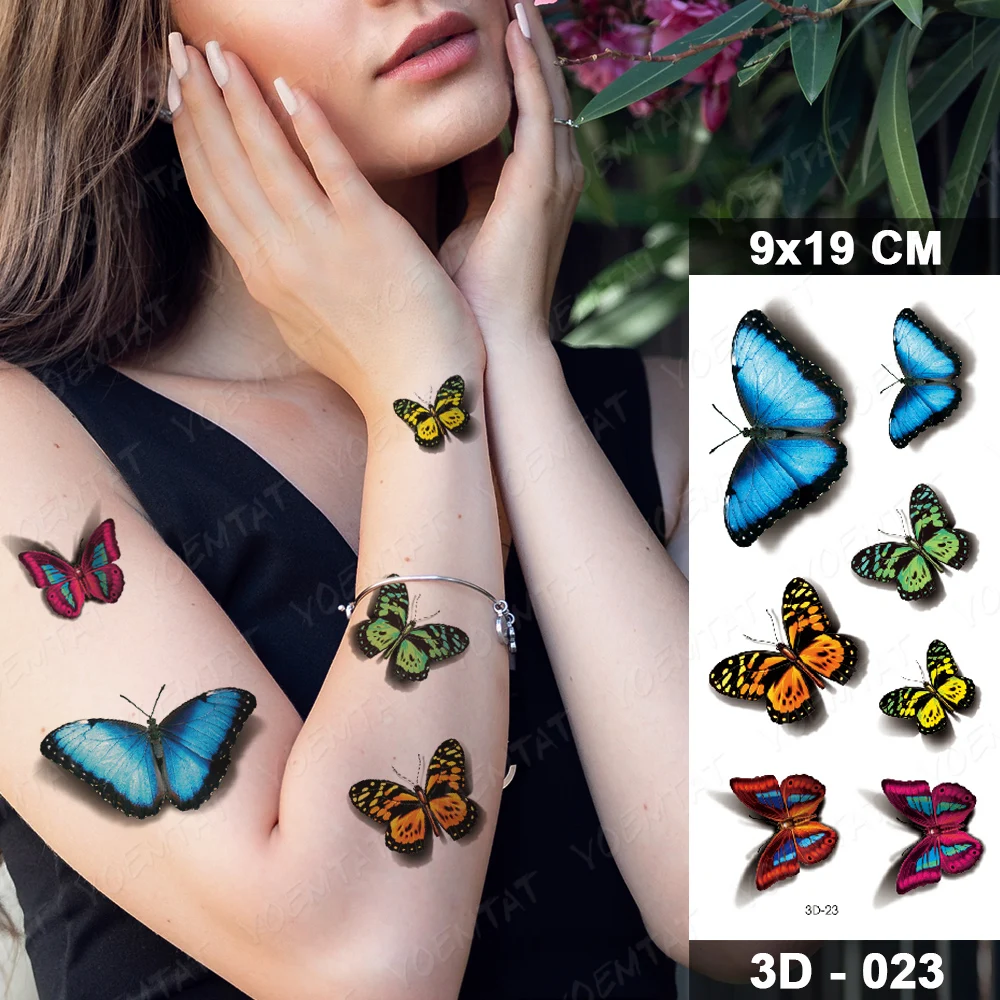 Butterfly tattoo design || titli udi..😍 - YouTube