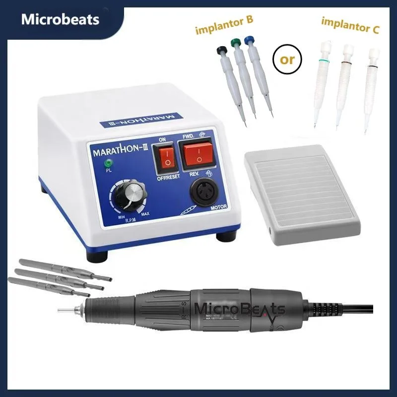 FUE Hair Implanting Basic Kit with Electric Hair Extraction Machine Implantor and FUE Punch