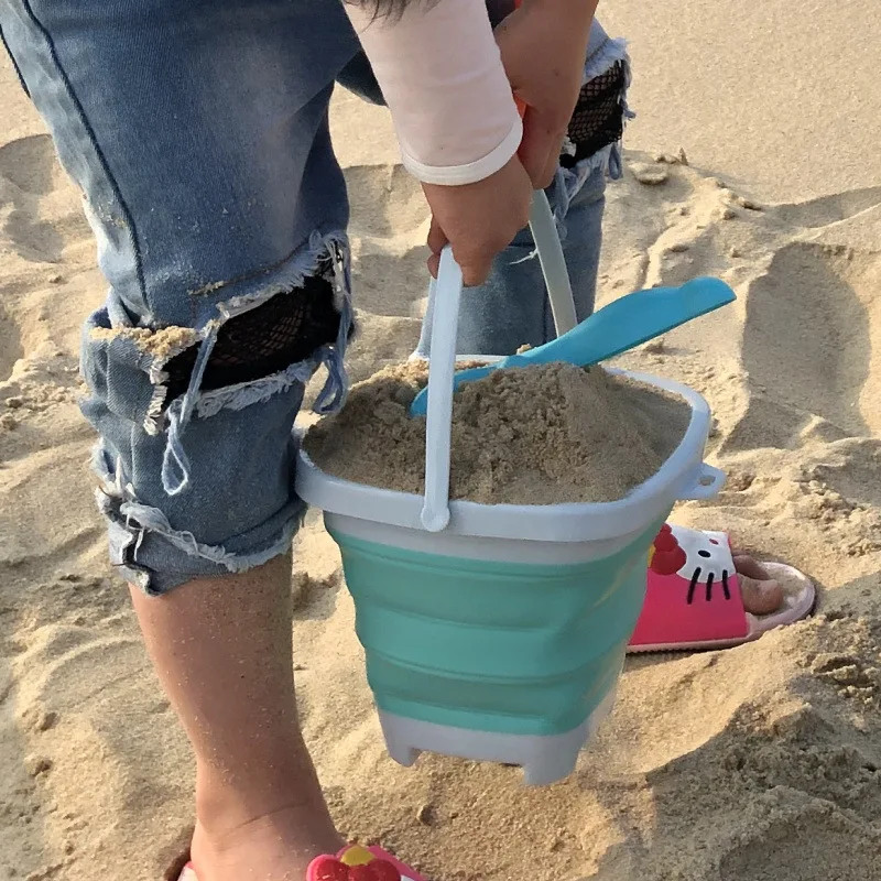 Hot Trend Eco Beach Toys Snow Digging Baby Silicone Shovels Sand For