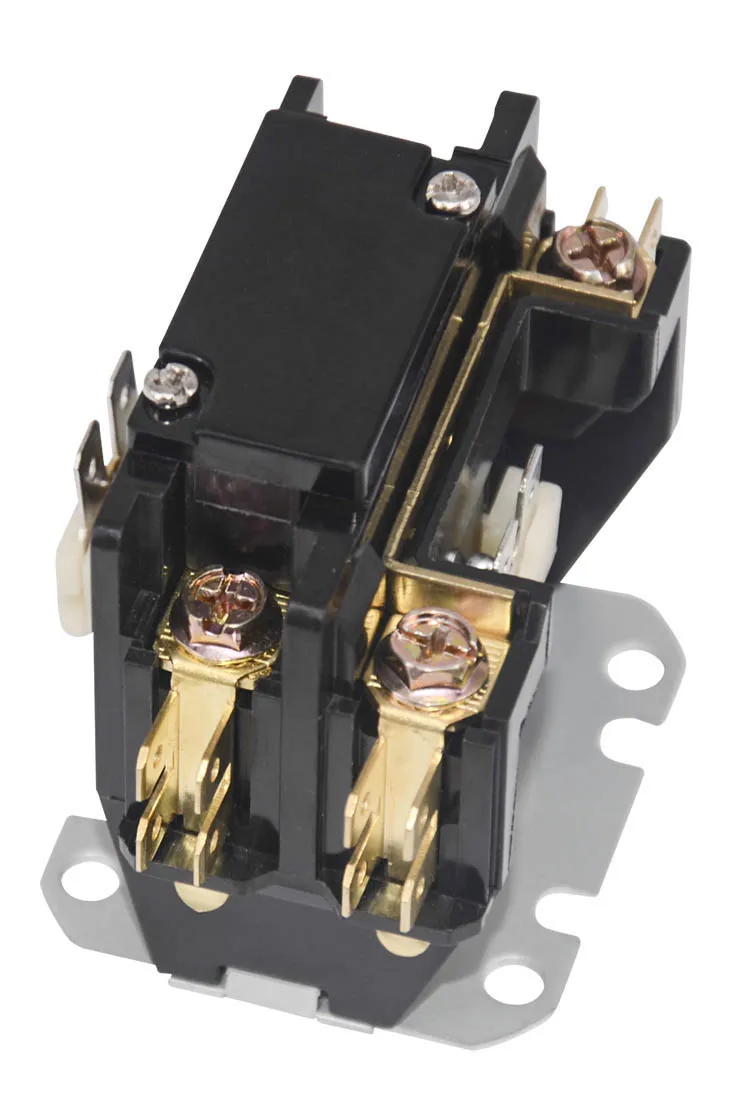 HVAC System Contactor Ac air Pole 2p Definite Purpose Coil 24 Dp 30a for air Conditioner Quality 40a 120 240vac Contactor