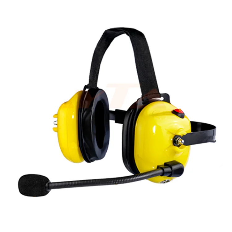 Two Way Radio Behind the Head Noise Cancelling Headset for Motorola