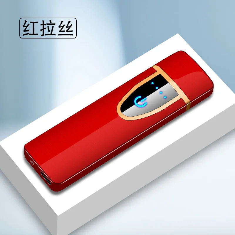 USB Fast Charging Electronic Cigarette Lighter Touch Sensing Electric Lighter Smoking Accessories
