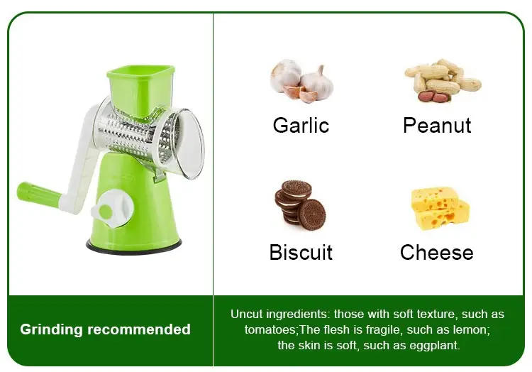 Raybin RAYBIN Hand Grater Machine - Efficient Cheese Shredder