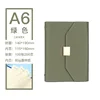 A6 Green Single Book