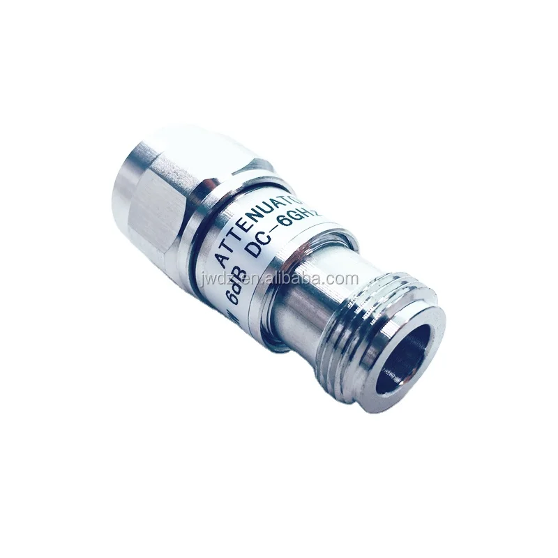 High Quality 5W 6G 6dbi N Male to N Female Coaxial Fixed Attenuator