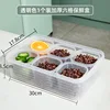 กล่องเก็บอาหารแบบใส 6 ช่อง หนาเป็นพิเศษ (1 ชิ้นต่อแพ็ค)