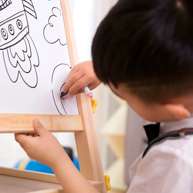 Deli 8772 детская доска для рисования Многофункциональная подставка хранения книжек с картинками высокого