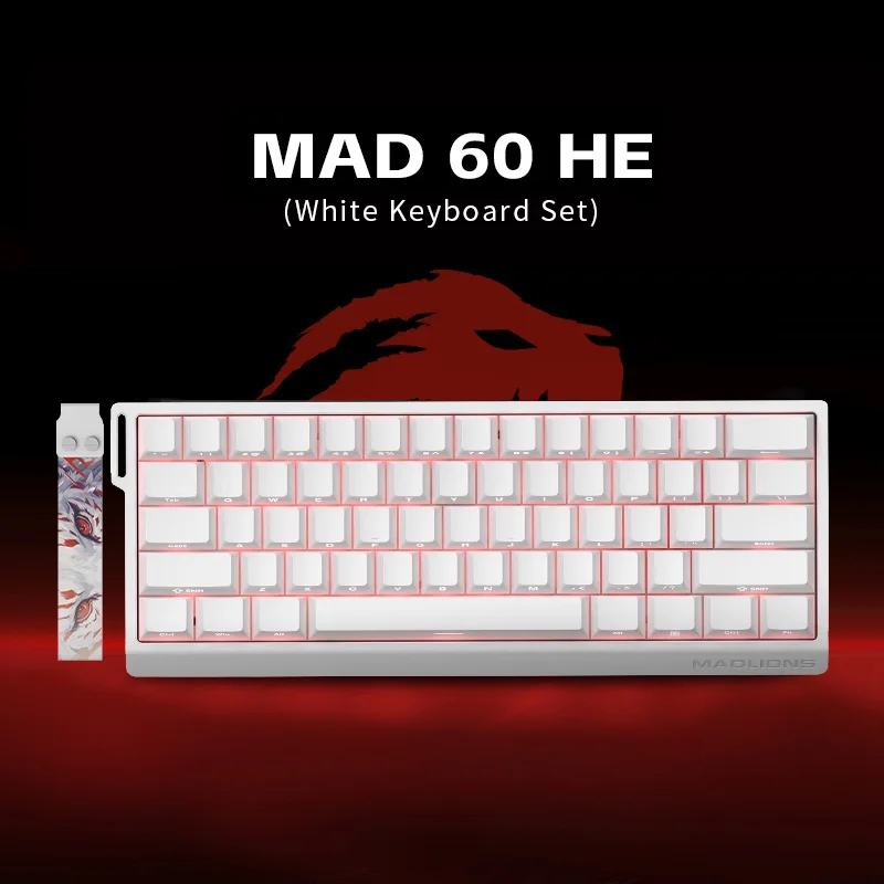 Original FGG MAD 60/68HE Gaming Magnetic Axis Keyboard Wired Mechanical Keyboard 61/68 Keys for Gaming and Office Use
