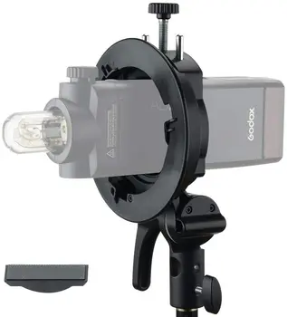 Godox S2 Speedlite S-Type Bracket Bowens Mount Flash Holder for Godox V1 AD200Pro AD400Pro AD600Pro detail image