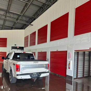 Modern Design 5x10 Indoor Prefab Storage Unit Lockable Self Storage Facility for Office Building Steel Material